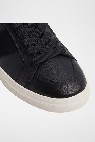 Baskets en cuir Braxton - Noir