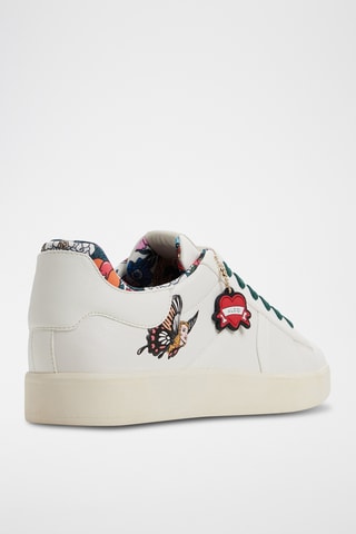 Baskets Aldo x Artist Series Whatisadam03 - Blanc