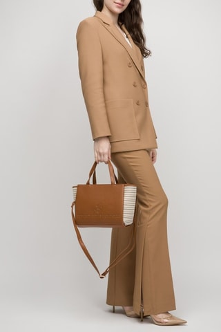 Bolso - Camel y beige