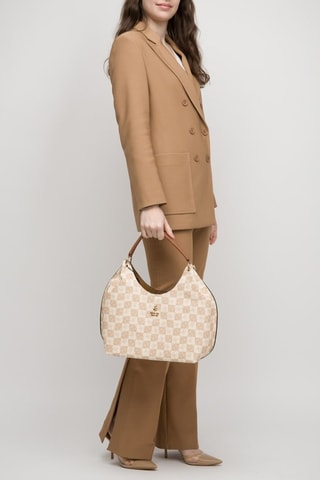 Bolso - Beige y marrón