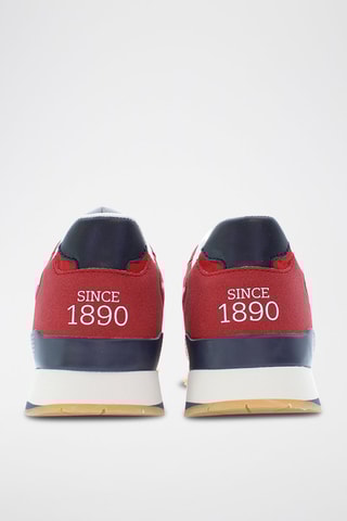 Zapatillas Tabry - Rojo y azul marino