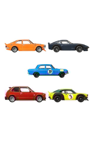 Coffret Cultura Automóvel Japão 4 Hot Wheels - A partir dos 3 anos