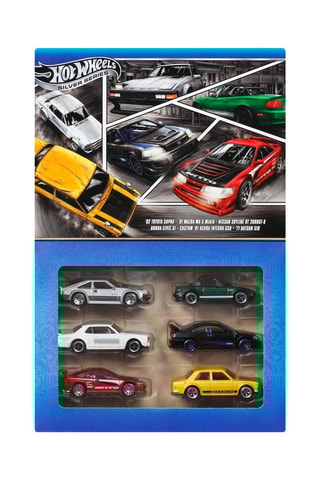 Coffret de veículos miniaturas Hot Wheels - 6 peças - A partir dos 3 anos