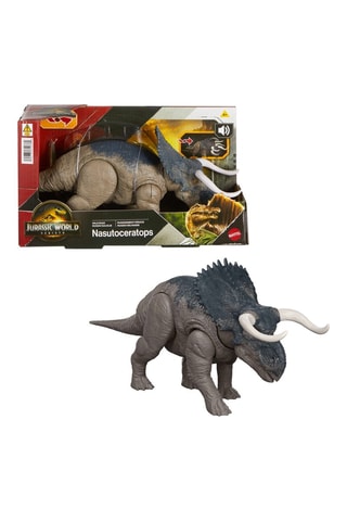 Figura dinossauro Nasutoceratops Jurassic World - A partir dos 4 anos