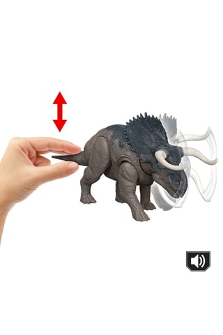 Figura dinossauro Nasutoceratops Jurassic World - A partir dos 4 anos