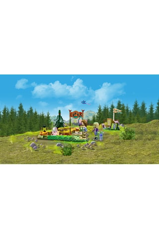 O stand de tiro ao arco da base de lazer - A partir dos 7 anos