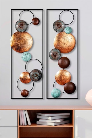 Décoration murale Textured - 92 x 32 cm - Noir