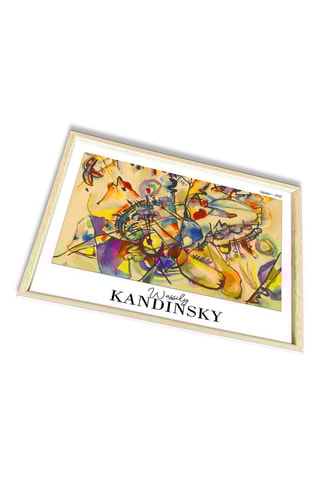 Tableau en bois massif "Untitled" Kandinsky - 42 x 62 cm