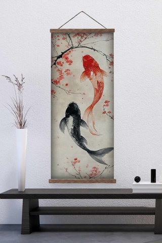 Décoration murale en bois massif - 40 x 120 x 2 cm - Multicolore