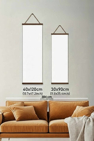 Décoration murale en bois massif - 40 x 120 x 2 cm - Multicolore