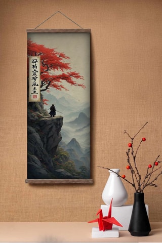 Décoration murale en bois massif - 40 x 120 x 2 cm - Multicolore