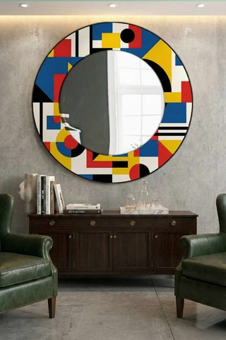 Miroir - 58 cm - Blanc