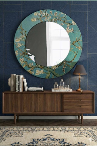 Miroir - 58 cm - Vert d'eau