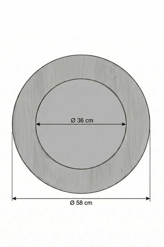 Specchio - 58 cm - Verde