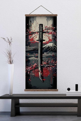 Décoration murale en bois massif - 40 x 120 x 2 cm - Multicolore