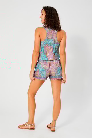 Macacão curto - Multicor