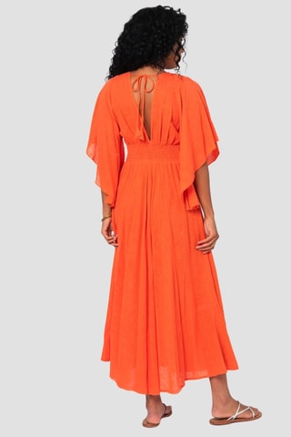 Vestido comprido - Laranja - Laranja