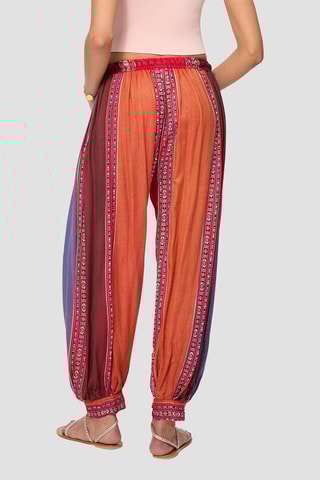 Calças saruel ­- Vermelho - Vermelho e azul