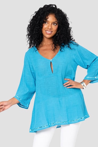 Túnica - Turquesa - Azul