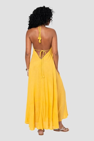 Vestido comprido - Amarelo - Amarelo