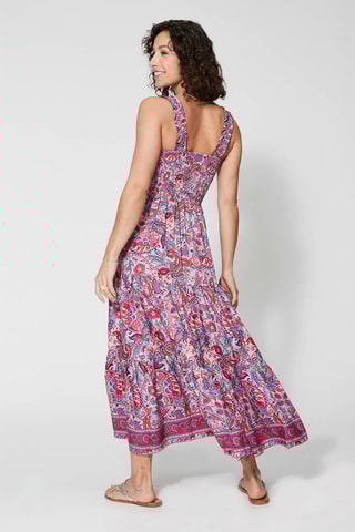 Vestido comprido - Rosa - Rosa