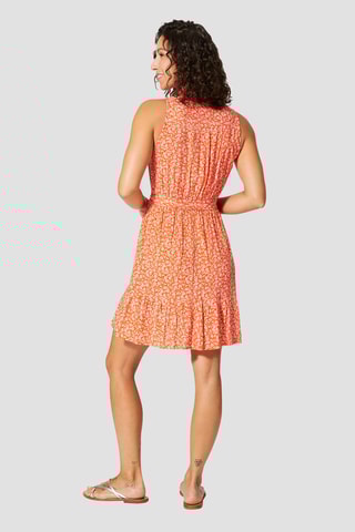 Vestido estilo patinadora - Laranja - Laranja