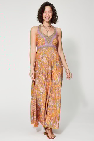 Vestido comprido - Laranja - Laranja