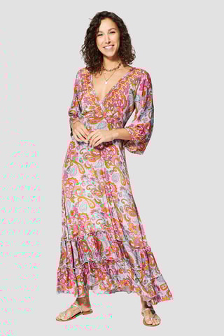 Vestido comprido - Vermelho - Vermelho