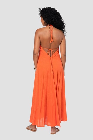 Vestido comprido - Laranja - Laranja