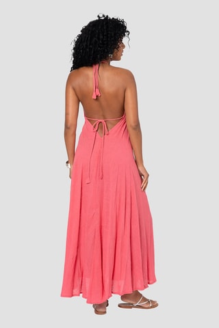 Vestido comprido - Rosa - Rosa