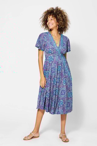 Vestido estilo patinadora - Azul - Azul