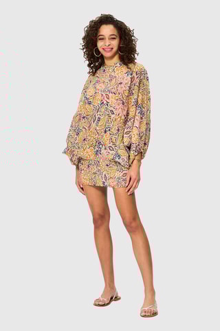 Calças saruel 3 em 1 - Bege - Amarelo