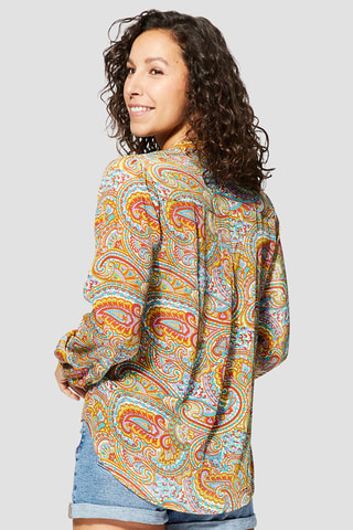 Blusa - Bege - Multicor