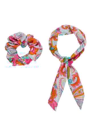 Elástico - Cinzento e laranja