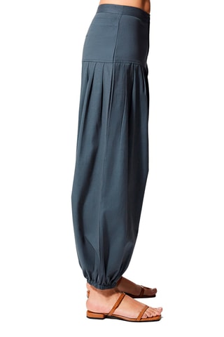 Calças balão Cinzento-escuro - Cinzento