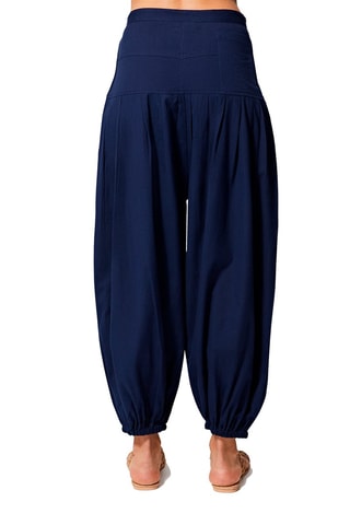 Calças balão Azul-marinho - Azul