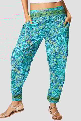 Calças casual - Azul - Azul