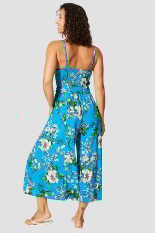 Jumpsuit - Blauw en groen