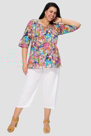 Túnica - Violeta - Azul