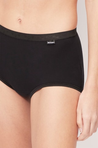 Braga de talle alto - Negro