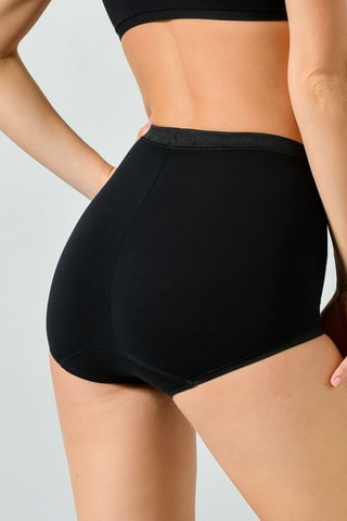 Braga de talle alto - Negro