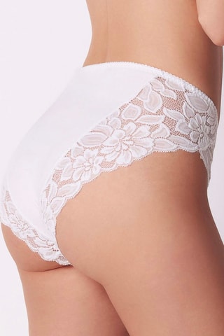 Shorty de talle alto - Blanco