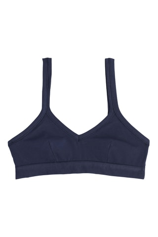 3 sujetadores deportivos - Beige, azul marino y gris