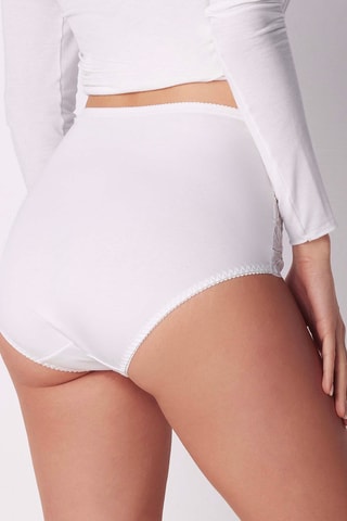 Braga de talle alto - Blanco