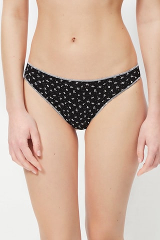 3 bragas brasileñas - Blanco, negro y gris