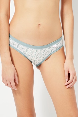 2 bragas mini - Blanco y gris