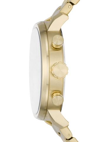 Orologio al quarzo in acciaio Rhett - Dorato e argentato