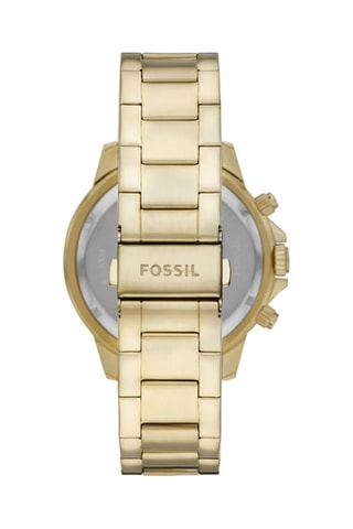 Montre à quartz en acier - Doré et vert foncé