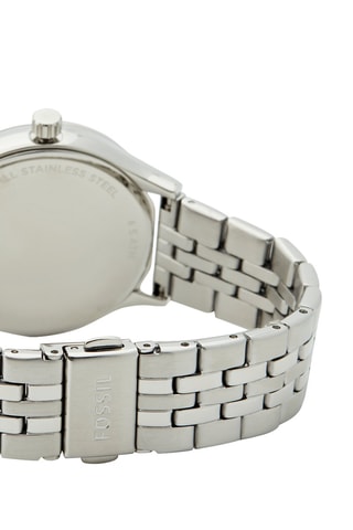 Coffret 2 montres à quartz en acier Fenmore - Argenté et blanc