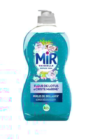 8 x Liquide vaisselle Perles Fleur de Lotus et Criste marine - 450 ml